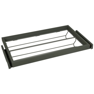 Szuflada na buty do szafy 600MM Quartz EMUCA Tytanowa