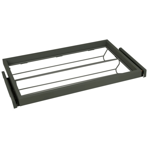 Szuflada na buty do szafy 600MM Quartz EMUCA Tytanowa