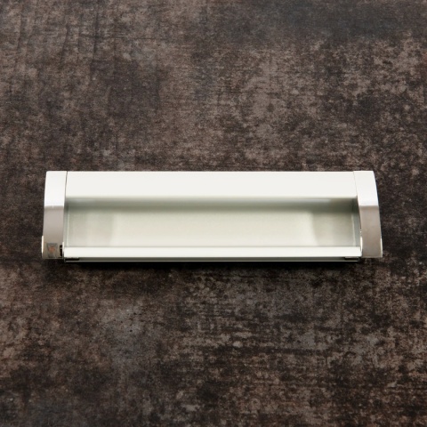 Uchwyt meblowy do szafek LCK-326 rozstaw 128mm Chrom LEBA