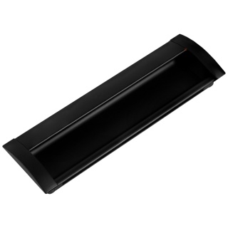 Uchwyt meblowy do szafek LCK-326 rozstaw 128mm Czarny LEBA