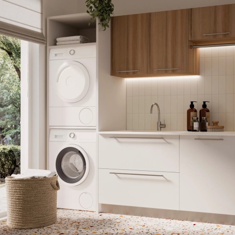 Uchwyt meblowy do szafek Orlando rozstaw 160mm nikiel satynowy EMUCA - 10 Sztuk