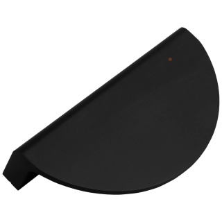 Uchwyt meblowy półksiężyc AL-008 rozstaw 64mm czarny LEBA