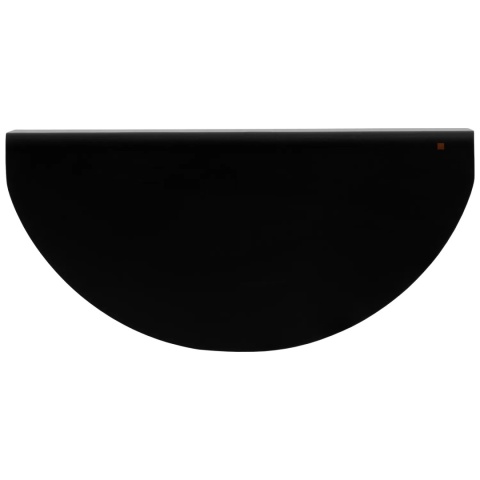 Uchwyt meblowy półksiężyc AL-008 rozstaw 64mm czarny LEBA