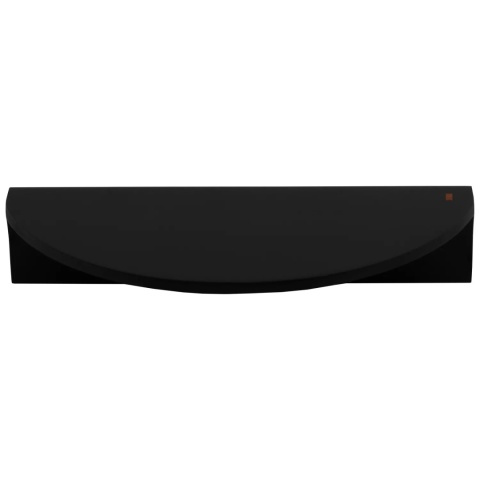 Uchwyt meblowy półksiężyc AL-008 rozstaw 64mm czarny LEBA