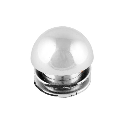 Zaślepka końcowa półokrągła do Rury Drążka ubraniowego fi 25mm