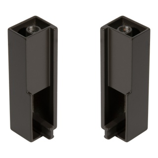 Zestaw uchwytów do szafy L+P LUXE Mokka Emuca