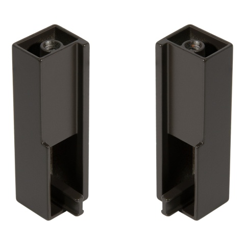 Zestaw uchwytów do szafy L+P LUXE Mokka Emuca