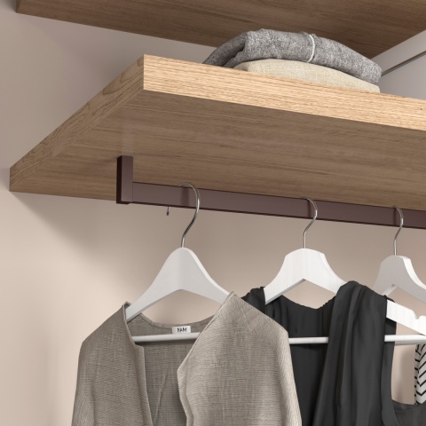 Zestaw uchwytów do szafy L+P LUXE Mokka Emuca