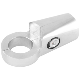 Złączka S kątowa Złącze do rury drążka ubraniowego fi 25mm chrom