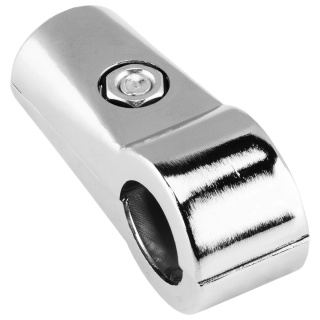 Złączka S końcowa Złącze do rury drążka ubraniowego fi 25mm chrom