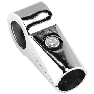 Złączka S końcowa Złącze do rury drążka ubraniowego fi 25mm chrom