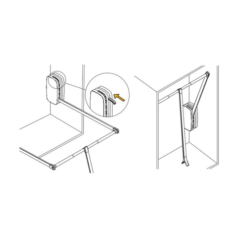 Ograniczniki stopery do pantografu SLING Tytan EMUCA