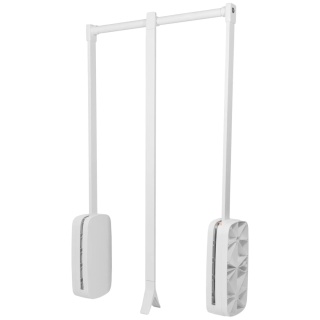 Pantograf wieszak opuszczany 600-830mm SLING Biały EMUCA