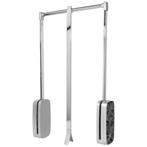 Pantograf wieszak opuszczany 600-830mm SLING Chrom EMUCA