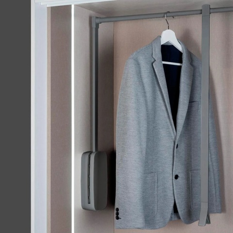 Pantograf wieszak opuszczany 600-830mm SLING Tytan EMUCA