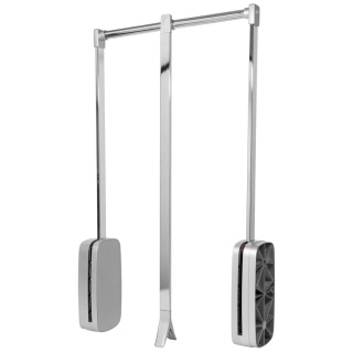 Pantograf wieszak opuszczany 830-1150mm SLING Chrom EMUCA