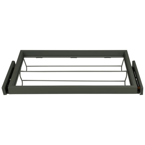 Szuflada na buty do szafy 900MM Quartz EMUCA Tytanowa