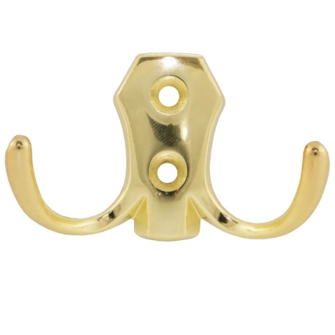 Wieszak meblowy niski na ubrania W004 Mosiądz