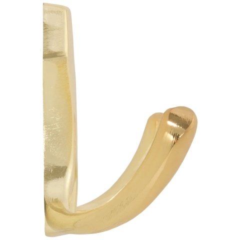 Wieszak meblowy niski na ubrania W004 Mosiądz