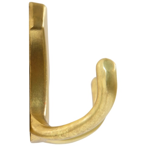 Wieszak meblowy niski na ubrania W004 Złoty Szczotkowany