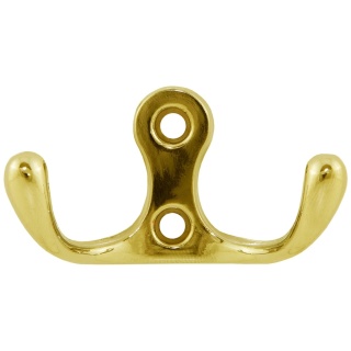 Wieszak meblowy niski na ubrania W005 Mosiądz