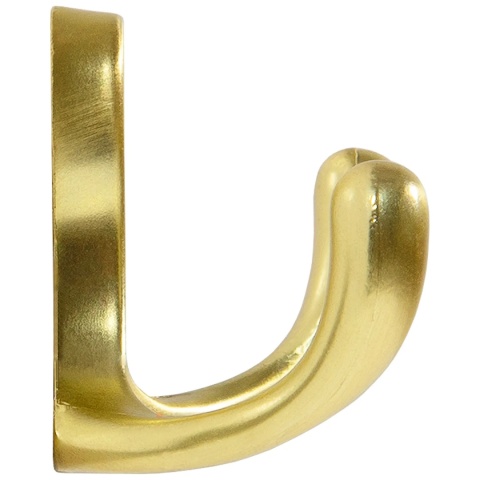 Wieszak meblowy niski na ubrania W005 Złoty Szczotkowany