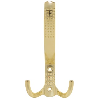 Wieszak meblowy wysoki na ubrania W001 Mosiądz