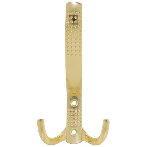 Wieszak meblowy wysoki na ubrania W001 Mosiądz