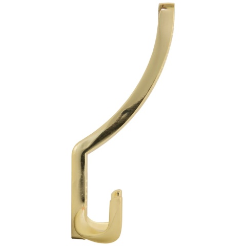 Wieszak meblowy wysoki na ubrania W001 Mosiądz