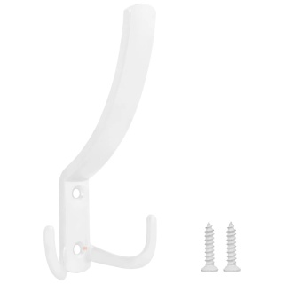 Wieszak meblowy wysoki na ubrania W008 Biały