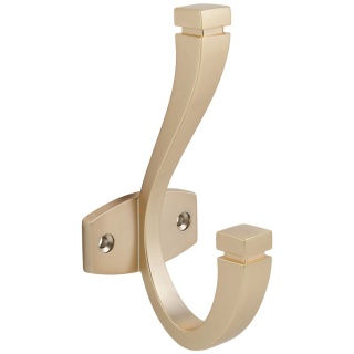 Wieszak meblowy wysoki na ubrania W022 Złoty szczotkowany