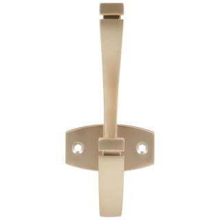 Wieszak meblowy wysoki na ubrania W022 Złoty szczotkowany