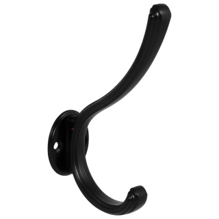 Wieszak meblowy wysoki na ubrania W024 Czarny