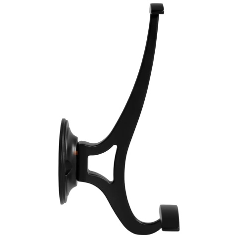 Wieszak meblowy wysoki na ubrania W025 Czarny