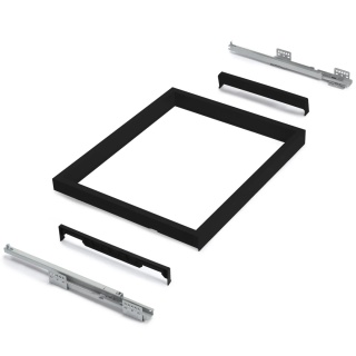 Wieszak na spodnie do szafy 600MM HACK EMUCA Czarny