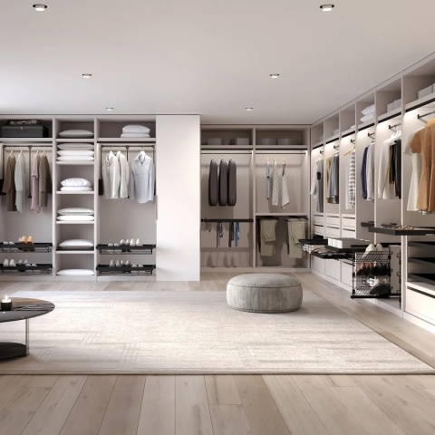 Wieszak na spodnie do szafy 800MM HACK EMUCA Czarny