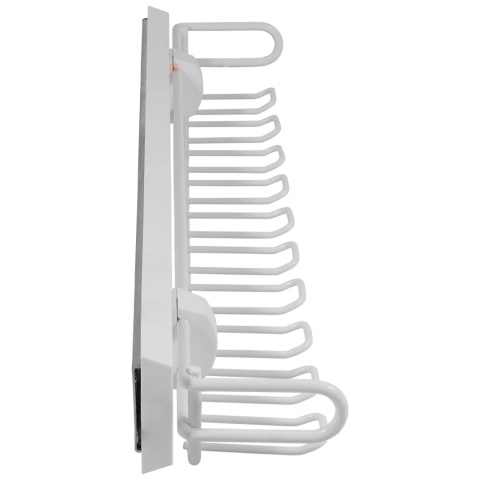 Wysuwany wieszak na paski i krawaty do szafy garderoby SMART Biały GTV