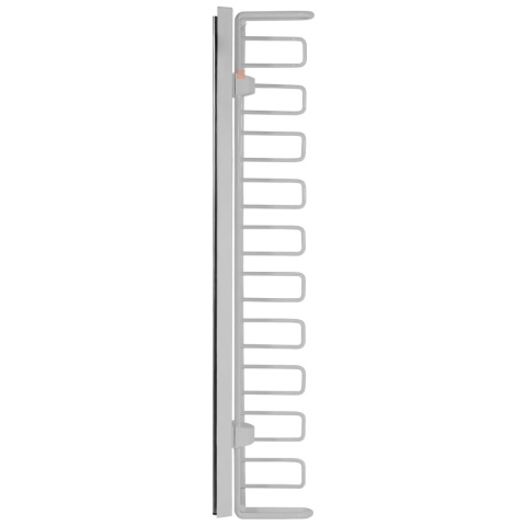 Wysuwany wieszak na paski i krawaty do szafy garderoby SMART Biały GTV