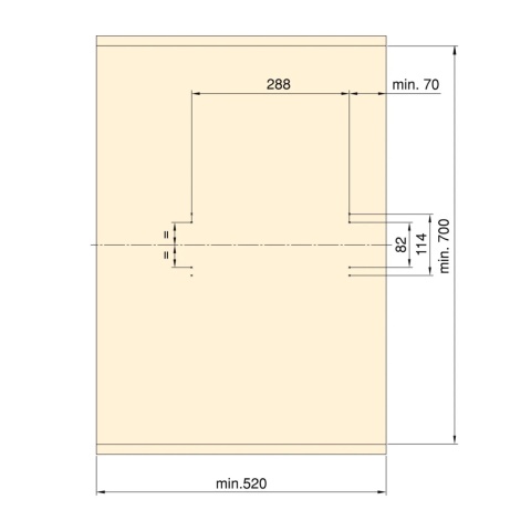 Wysuwany wieszak na spodnie do szafy DUŻY EMUCA