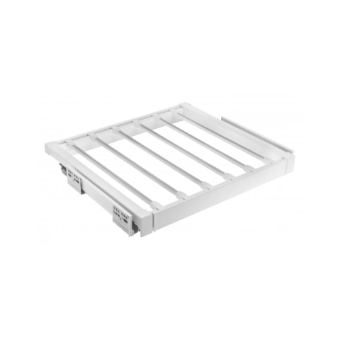 Wysuwany wieszak na spodnie do szafy garderoby 600MM ELITE Biały GTV