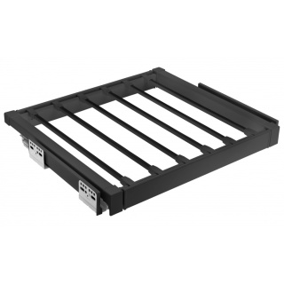 Wysuwany wieszak na spodnie do szafy garderoby 600MM ELITE Czarna GTV