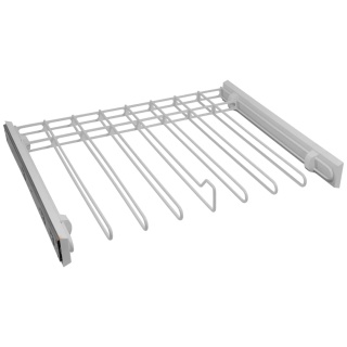 Wysuwany wieszak na spodnie do szafy garderoby 600MM SMART Biały GTV