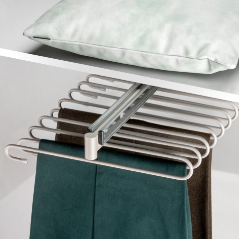 Wysuwany wieszak na spodnie do szafy garderoby Kaszmir HACK