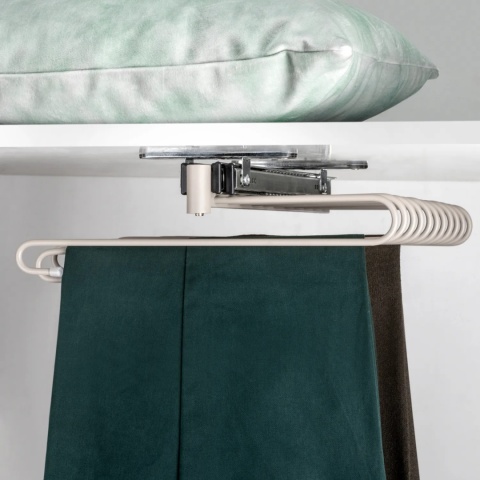 Wysuwany wieszak na spodnie do szafy garderoby Kaszmir HACK