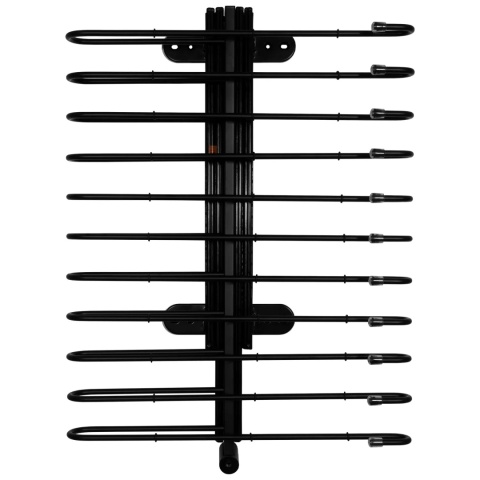 Wysuwany wieszak na spodnie do szafy garderoby Czarny HACK