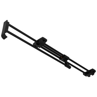 Wysuwany wieszak na ubrania do szafy garderoby AM-003A 300mm Czarny