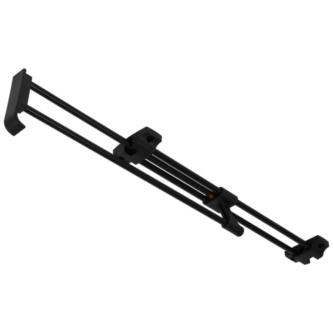 Wysuwany wieszak na ubrania do szafy garderoby AM-003A 500mm Czarny