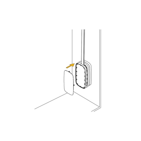 Zaślepki do pantografu SLING brąz efekt tekstylny EMUCA