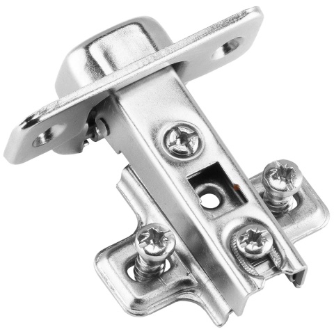 Zawias meblowy nakładany AGV PUSH samootwierający + Prowadnik H-2 AMIX