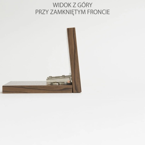 Zawias meblowy nakładany AGV PUSH samootwierający + Prowadnik H-2 AMIX